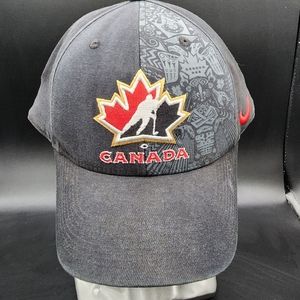 Nike Hockey Team Canada Cap Hat Black Size XL